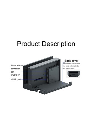 Lm-d-07 Nintendo Switch Video Dönüştürücü Şarj Ünitesi