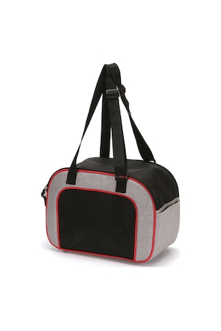 Geekyou Küçük Evcil Hayvanlar İçin Katlanabilir Sırt Çantası, Havalandırmalı Tasarım, 2.5 Kg'a Kadar, Kırmızı 38x20x27 Cm