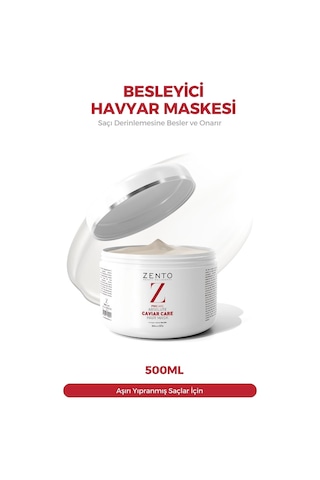 Zento Haır Mask Yoğun Havyar Bakım Saç Maskesi 500 ML