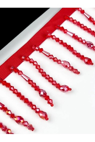 Slubov'u Boncuklu Püskül Bitişik, Dekoratif 50cm, Genişlik 5,5cm 406767254