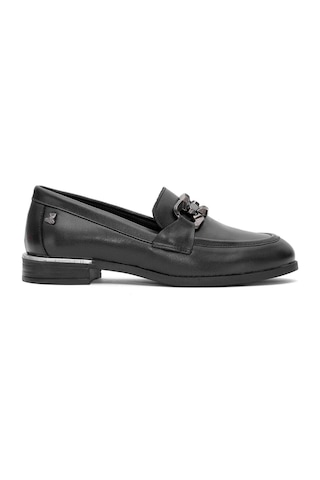Venüs 2455212 Kadın Tokalı Loafer Ayakkabı Siyah