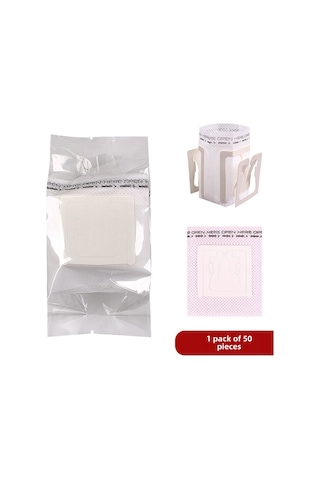 Wezone Japon Malzeme Gıda Seviyesi Filtre Kağıdı, 50 Adet Boş Paketli El Filtreli Kahve Çekirdek Torbası, Pratik Ve Sağlıklı Kahve Hazırlama Diğer