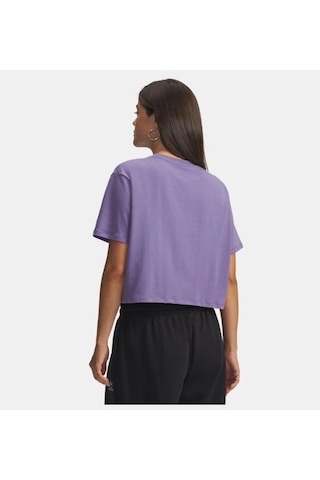 Under Armour Ua Rival Boxy Tee Solid Kadın T-shirt 6011064-520 Mor