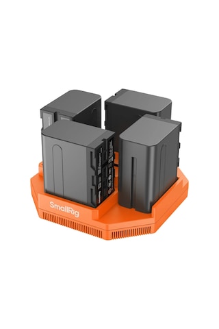 Smallrig 4837 Np-f Serisi 4 Kanallı Kamera Pil Şarj Cihazı Siyah