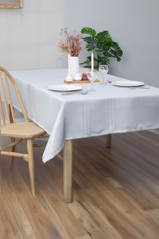 Neva Leke Tutmaz Masa Örtüsü 160x220 - Gri Gri