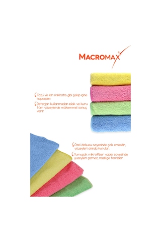 Mikrofiber Temizlik Bezi Ultra Emici Toz Alıcı Yüzey Bezi 3'li Paket Diğer