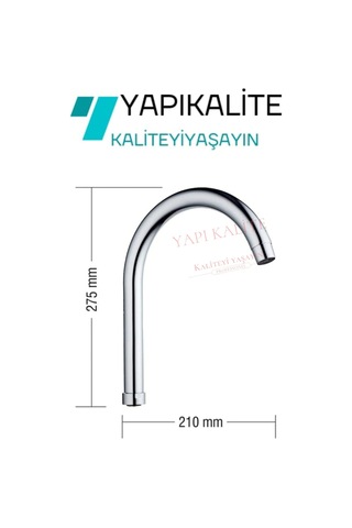 YAPI KALİTE Delta Mix Mutfak Eviye Batarya Kuğu Borusu Uzun Basto