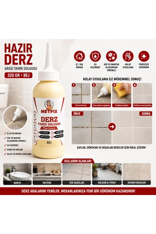 Derz Tamir Dolgusu Bej 220 Gr