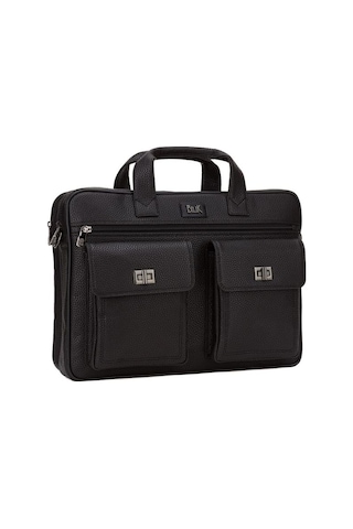 Bilik Deri Siyah Rölax Unisex Laptop & Evrak Çantası Crl V-40 001