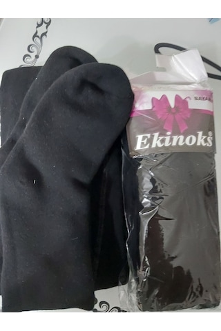Ekinoks Yetişkin Termal (Külotlu )Havlu Tayt Siyah