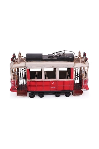 Dekoratif Metal Taksim Tramvay 1104cs-097