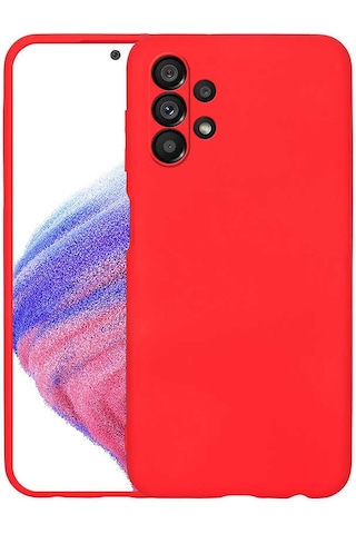 Zore Galaxy Uyumlu A73 Kılıf Msra Mara Lansman Kapak - Kırmızı Kırmızı