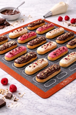 Silikon Delikli Mat 40 60 Cm Ekm-46 Büyük Ve Küçük Ekler Hamur Açma Matı Yapışmaz Fırın Matı-26