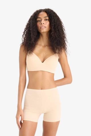 Defacto Fall in Love Yüksek Bel Boxer C3962AX25SP Bej
