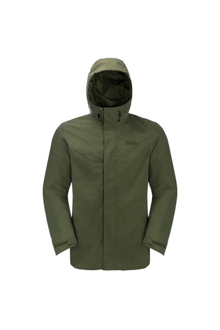 Jack Wolfskin Altenberg 3in1 Erkek Yeşil Outdoor Ceketi Erkek Outdoor Ceketi S10 S10