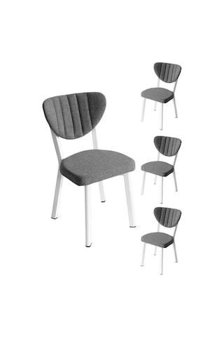 Elma Sandalye 4 Adet- Mutfak, Balkon, Kafe Ve Restoran Sandalyesi