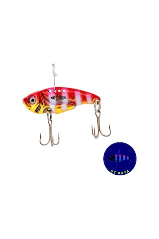 Vibrasyon Yem - Lrf/spin Jig - Fishack Vibrax - 7g 40mm - Pink Panther - Uv Boyalı
