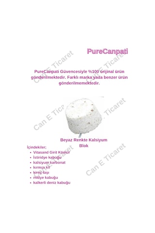 Quik Enerji-Mineral-Kalsiyum blok-Mürekkep Balığı