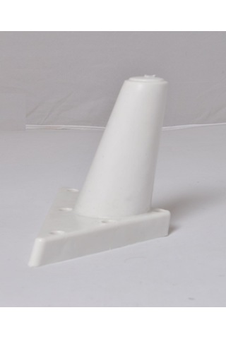 Zeygen Sena Plastik Mobilya Baza Koltuk Kanepe Ayak 4 Adet 12 Cm Beyaz