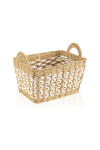 The Mia Braid Organizer Sepet Açık Kahvrengi