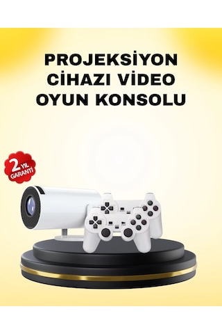 Film Dizi Ve Oyun İçin Taşınabilir Kablosuz Mini Projeksiyon