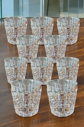 Kırılmaz Viski Bardağı 200 Ml Kokteyl Kadehi Polikarbon Özel Üretim 10 Adet Şeffaf