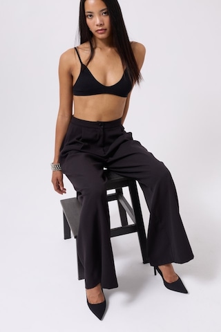 Munn Collection Casual Yüksek Bel Pantolon Siyah