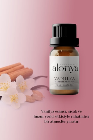 Vanilya Esansiyel Uçucu Koku Yağı Buhurdanlık Esansı Oda Kokusu Ve Aromaterapi Yağı 10 Ml Vanilya