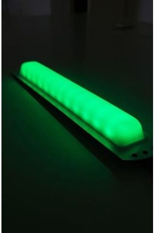 Su Geçirmez Led Lamba Marine Yat Tekne Karavan 24volt-25 Cm yeşil