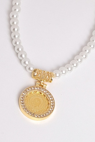 Çeyrekli Incili Kolye