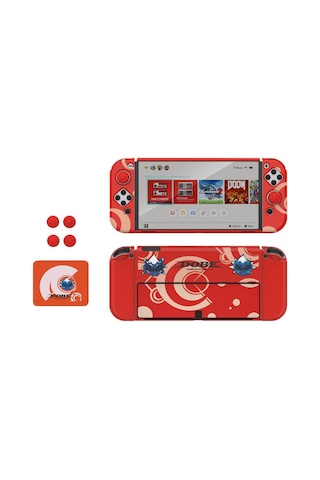 Nintendo Switch Oled Çoklu Koruma Kiti 8 İn 1 Dobe Tns-1192r