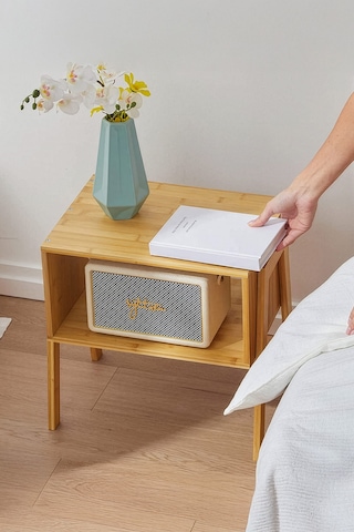 Digithome Bambu Komodin Yan Sehpa - Jwfu-5392 Kahverengi