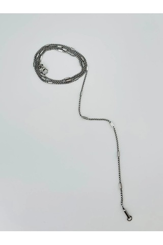Gri Çelik Erkek Kolye 60 Cm - Ekl0003 Çok renkli