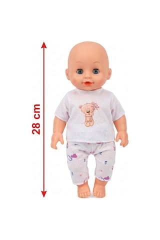 Altını Islatan Bebek Türkçe Konuşan Eğitici Kolları Kafası Ve Bacakları Et Şapkalı Oyuncak Bebek