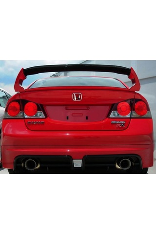 Honda Civic Fd6 (2006-2011) Mugen Rr Sağ Sol Çift Çıkış Arka Tamp