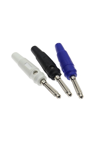 100pcs 4mm Muz Fiş Ses Hoparlör Konektörleri Amplifikatör Hoparlör Bağlama Post 4mm Muz Jakı Kablo Terminalleri İçin Fiş Renk: Kırmızı