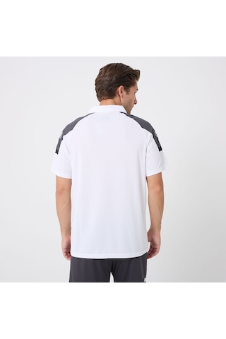 Beyaz - Antrasit Uhlsport Erkek Polo T-shirt Energy 1101801 Beyaz - Antrasit