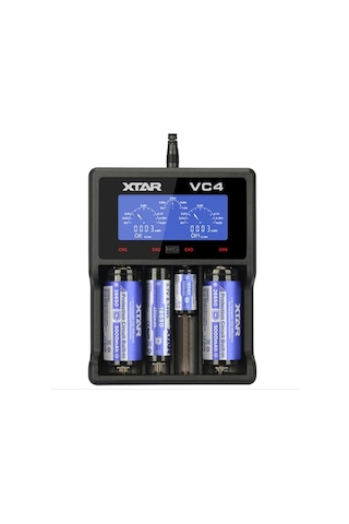 Xtar VC4 Universal Pil Şarj Cihazı