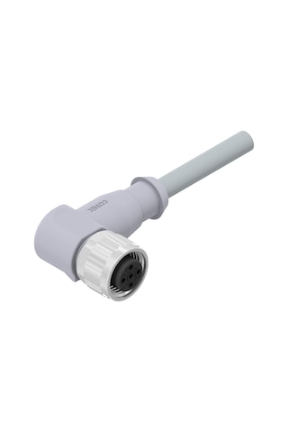 M12 4 Pin Dişi 90° 5 Metre Pvc Sensör Kablosu Conec 43-10190