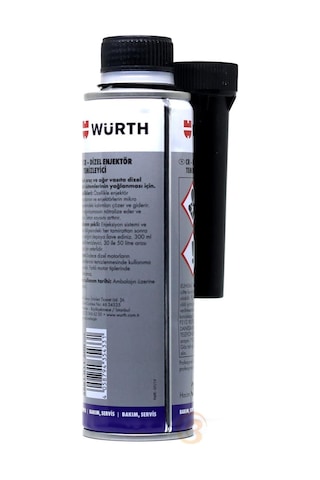 Würth 2x Dizel Enjektör Temizleyici Performans İyileştirici 300ml