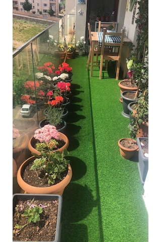 Yapay Çim Ilkbahar 20 Mm Suni Dekoratif Çim Halı M2