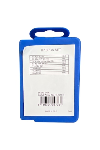 H7 12v Ampul Acıl Set