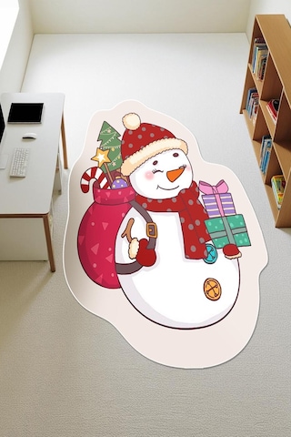 Parlak Kadife Kumaş Dijital Baskı Dot Kaymaz Tabanlı Çocuk Ve Genç Odası Halısı H0397 Renkli