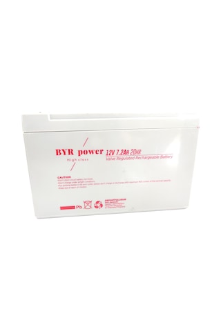 Byr Power Akülü Araba Aküsü 12V 7.2Ah 20Hr