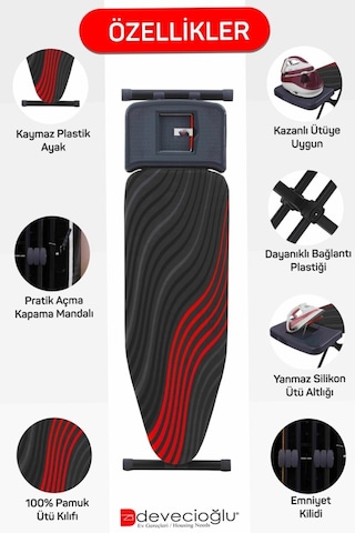 Harbinger Mm162 Apexboard Yeni Model Ütü Masası Çok Renkli