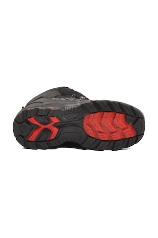 Mc Jamper Siyah Kırmızı Polarlı Kaymaz Fermuarlı Unisex Outdoor Çocuk Bot 2115 F Siyah - Kırmızı