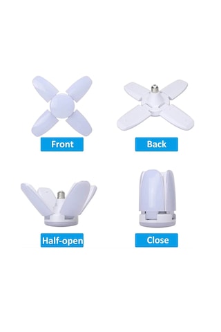 Pervane Led Ampül 65w 6000 Lümen Süper Güçlü E27 Lamba 4 1