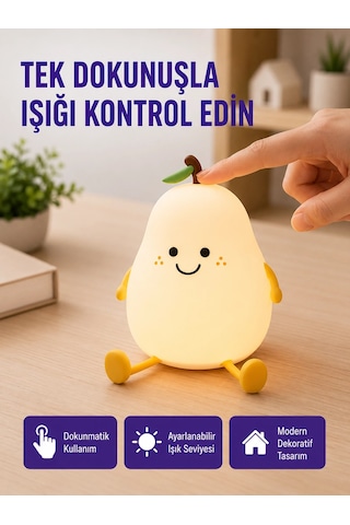 Bay Dekoratif Armut Led Lamba Renk Ayarlı Şarj Edilebilir Najmaddin Standart 74616833