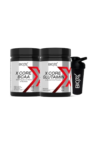 Bcaa Şeftali & Armut Mix Aroma - 400 Gr - 40 Servis + Glutamine Vişne Aromalı - 420 Gr - 60 Servis Karışık Meyve