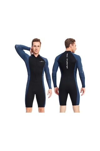 Suntek 1.5mm Neopren Erkekler Wetsuit Dalgıç Kıyafeti Sıcak L